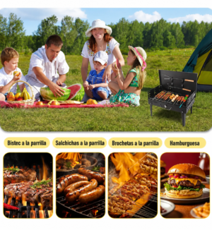 COMBO ESPECIAL: Parrilla Portátil Plegable de Acero™ + Soplador de Aire de Regalo [ÚLTIMAS UNIDADES] — foto 2