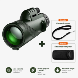 Monocular HD Ultra Zoom con Trípode + Linterna Táctica Multifuncional Titanium™ — foto 2
