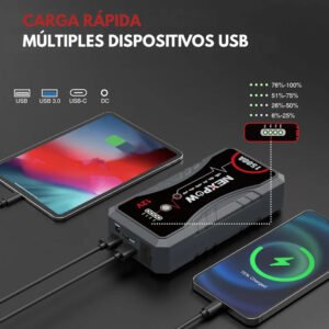 Super Arrancador de Baterías 12V PowerShield™ — foto 4