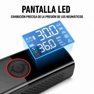 Inflador De Llantas Portatil Digital Recargable [ULTIMAS UNIDADES] — foto 2
