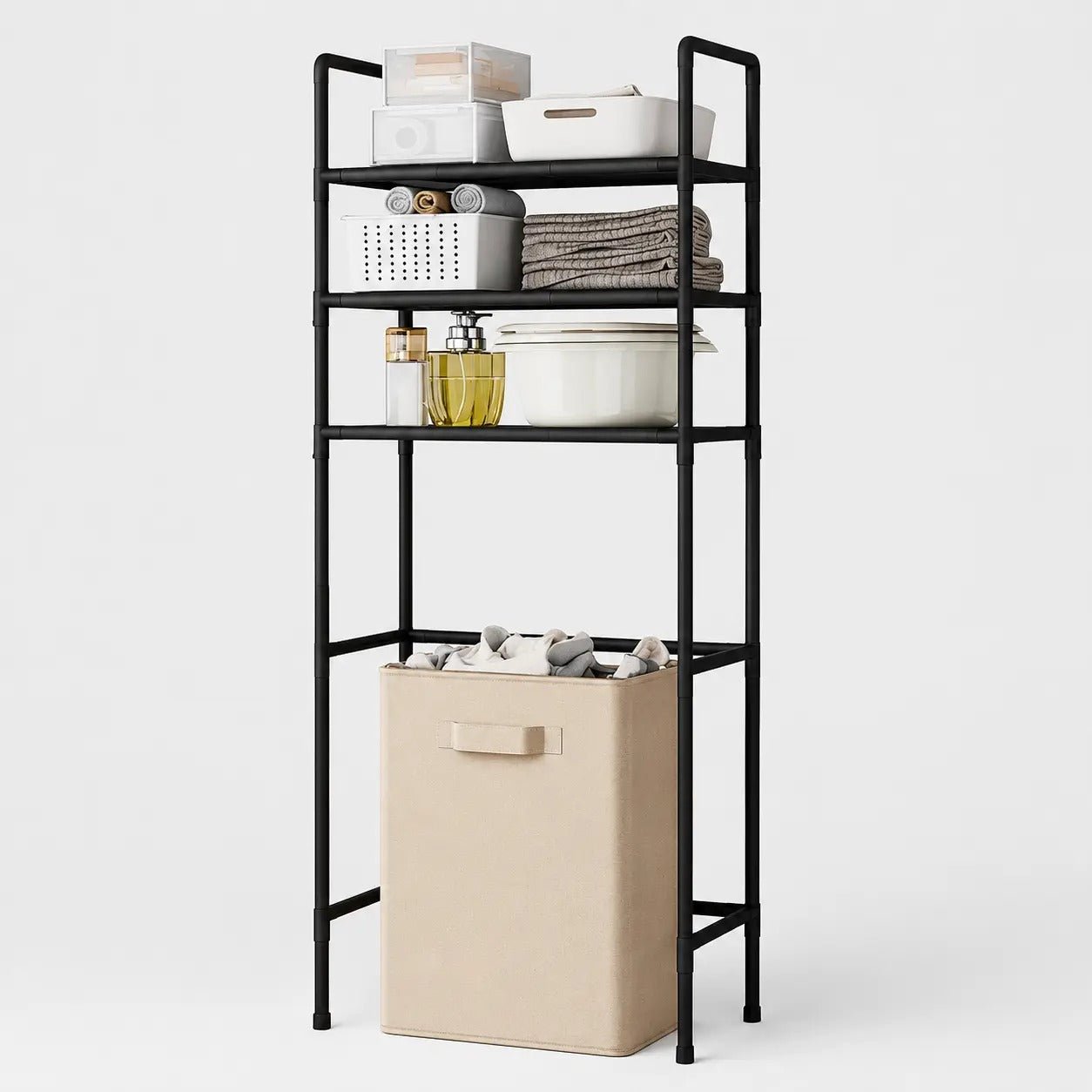 TorreMax™ - Estante Organizador de Baño 4 Niveles - Imagen 6