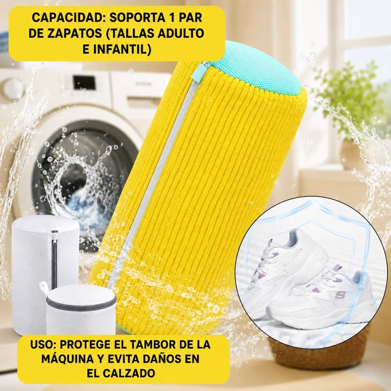 CleanShoes System™ — Bolsa Lavatenis + 8 Bolsas Organizadoras - Image 2