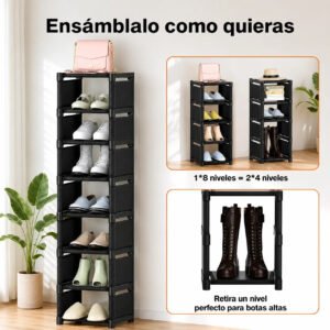 Zapatera Vertical de 7 Niveles con Cubierta — foto 4