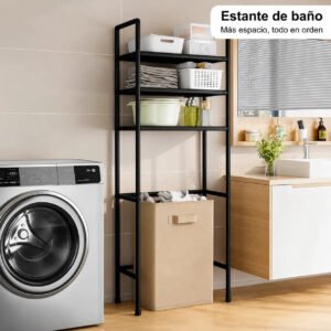 TorreMax™ - Estante Organizador de Baño 4 Niveles — foto 3