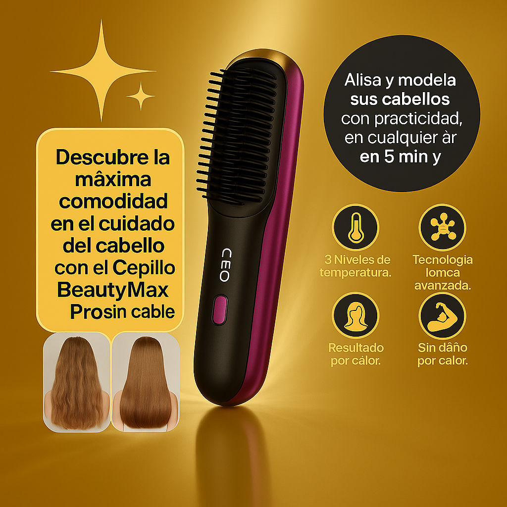 Cepillo Alisador Portátil - BeautyMax Pro® - Image 2