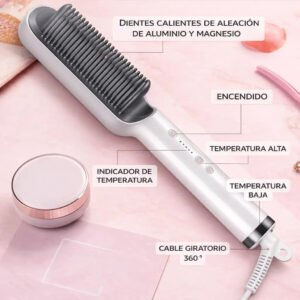 Cepillo Alisador 3 en 1 Profesional + Masajeador Facial PrimeLiss™ [ULTIMAS UNIDADES] — foto 2