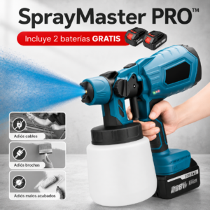 SprayMaster PRO™ - Pistola Pulverizadora Inalámbrica Profesional
