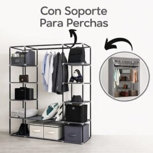 Closet Plegable Multiuso MaxCloset™ + 2 Tapetes Antiderrapantes y Impermeables [ÚLTIMAS UNIDADES] — foto 4