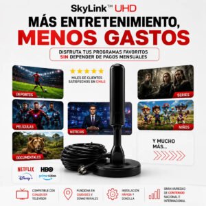 SkyLink™ UHD – Antena Inteligente 4K [+3000 CANALES] — foto 2
