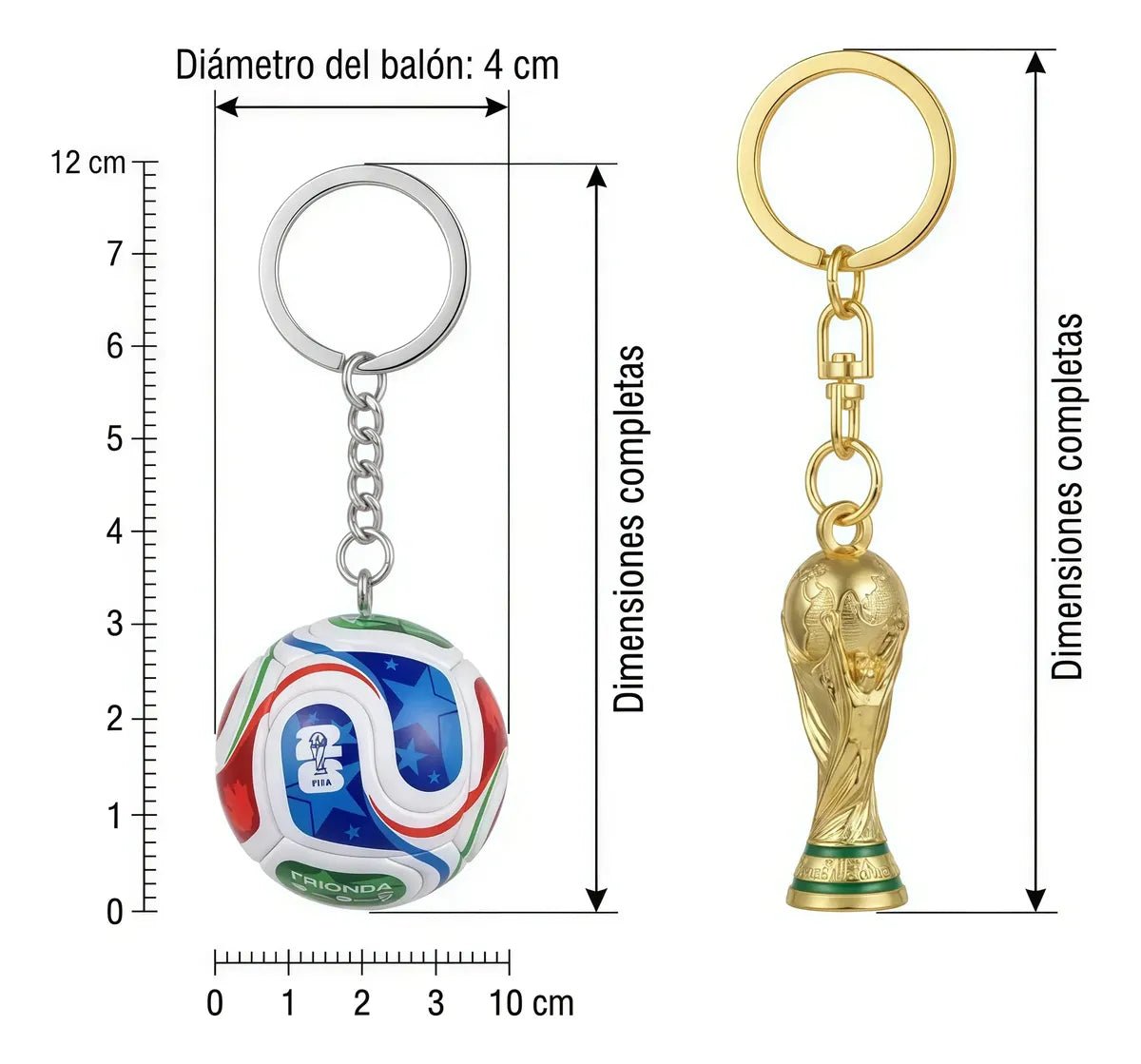 Llavero Balón Fútbol Mundial 2026 - Image 4
