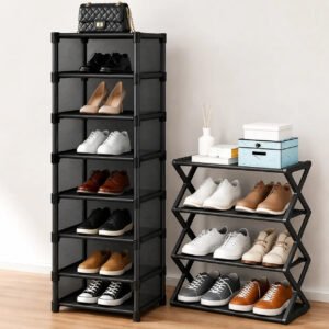 Zapatera Vertical 7 Niveles Con Cubierta + Zapatero Plegable De Regalo [ÚLTIMAS UNIDADES]