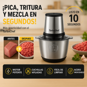TurboChef Pro™ Triturador Eléctrico Multifuncional [ÚLTIMAS UNIDADES] — foto 3