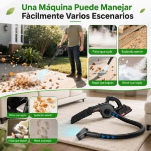 Soplador Aspiradora Inalámbrica TurboMax™ + 2 Baterías de Regalo [SUPER POTENTE] — foto 4