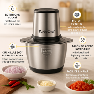 TurboChef Pro™ Triturador Eléctrico Multifuncional [ÚLTIMAS UNIDADES] — foto 4