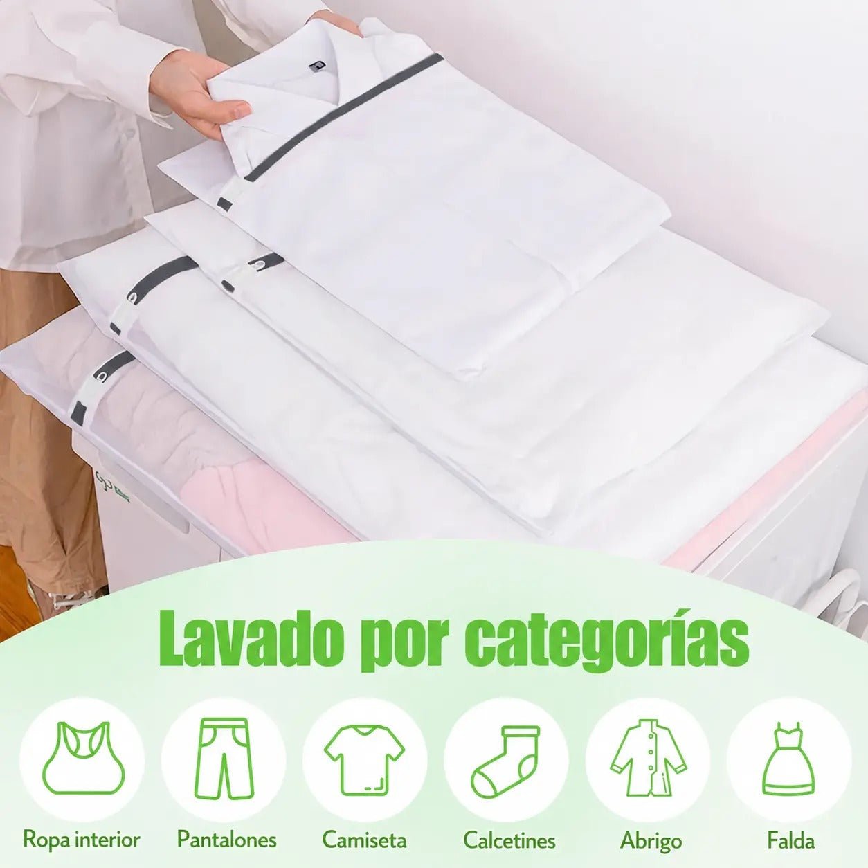 CleanShoes System™ — Bolsa Lavatenis + 8 Bolsas Organizadoras - Image 5