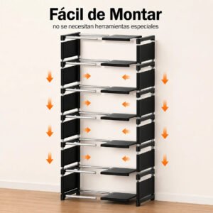 Zapatera Vertical de 7 Niveles con Cubierta — foto 2