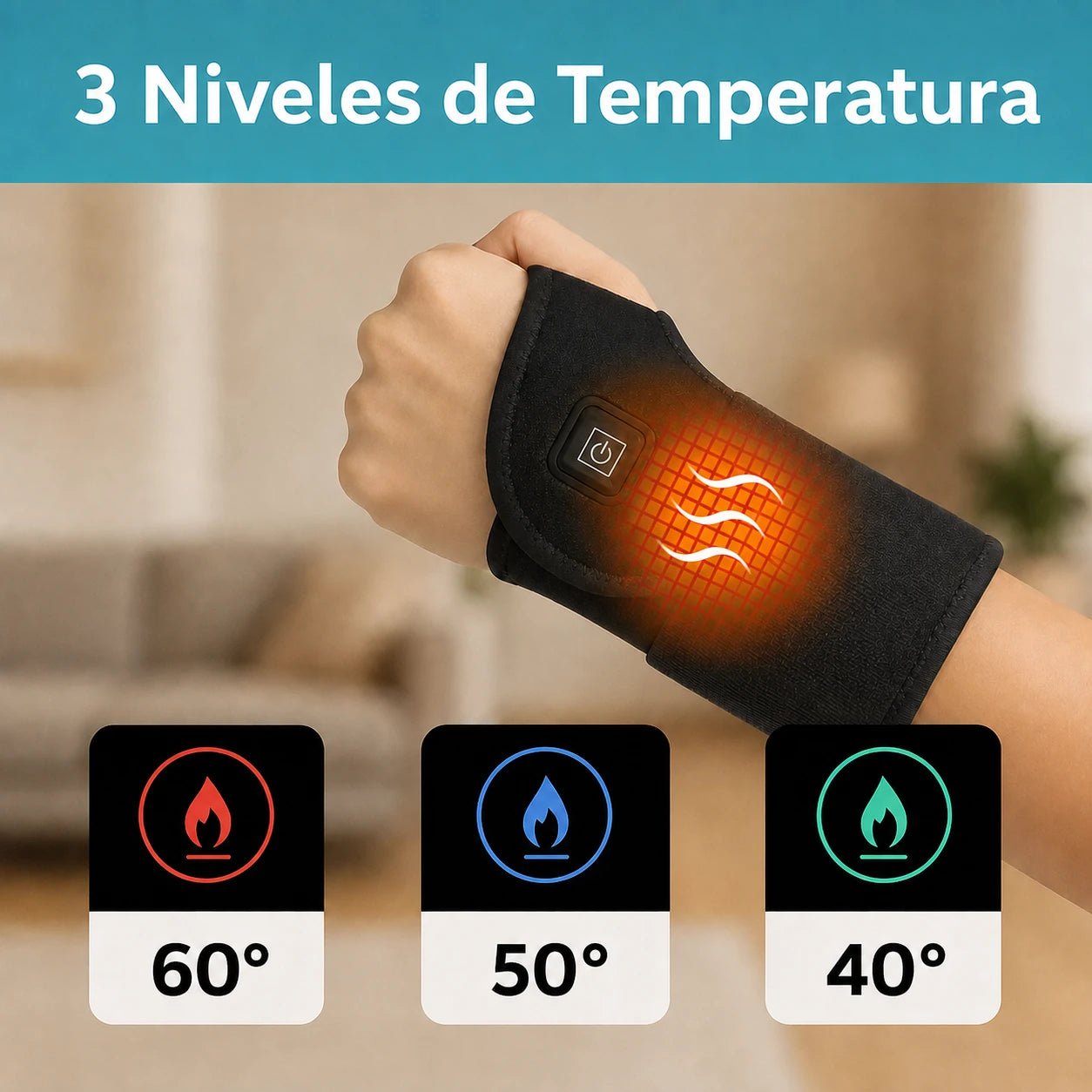Muñequera Eléctrica Térmica ThermoFlex™ - Image 3