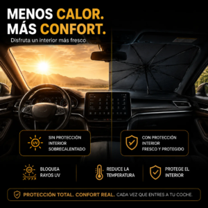 Compre 1 Llévate 2 - SombraDrive™ Parasol Plegable para Coche — foto 4