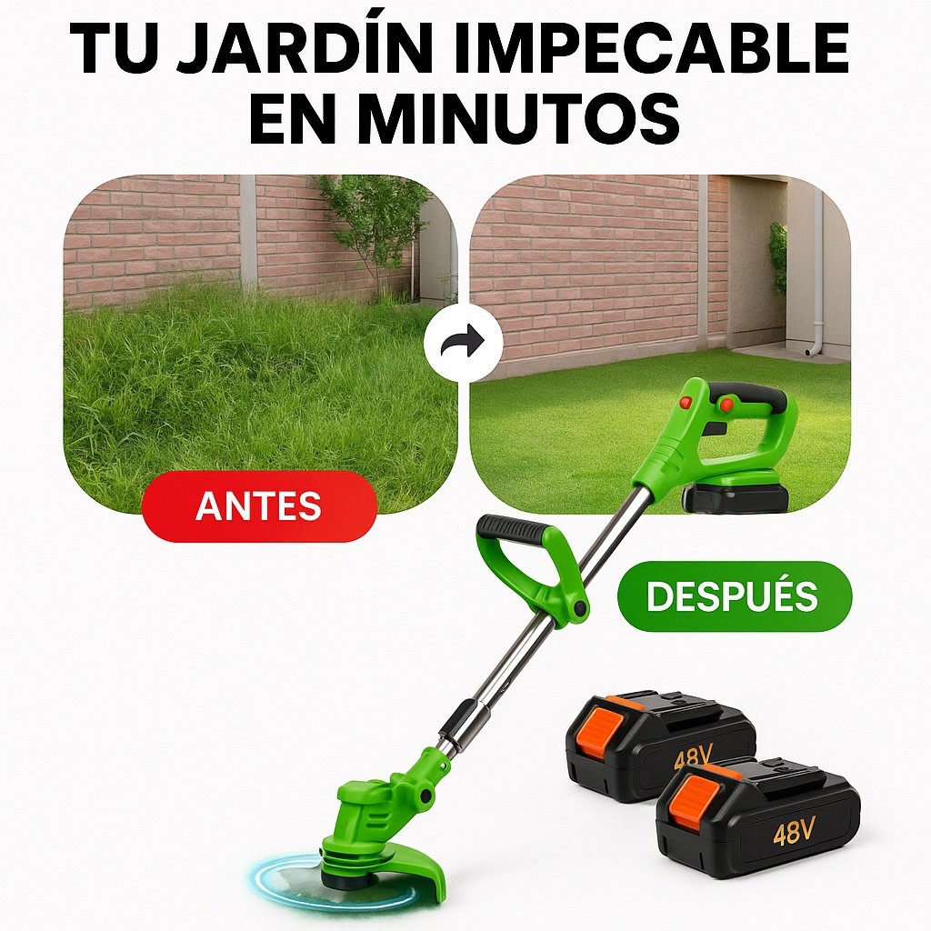 Tu jardín impecable en minutos