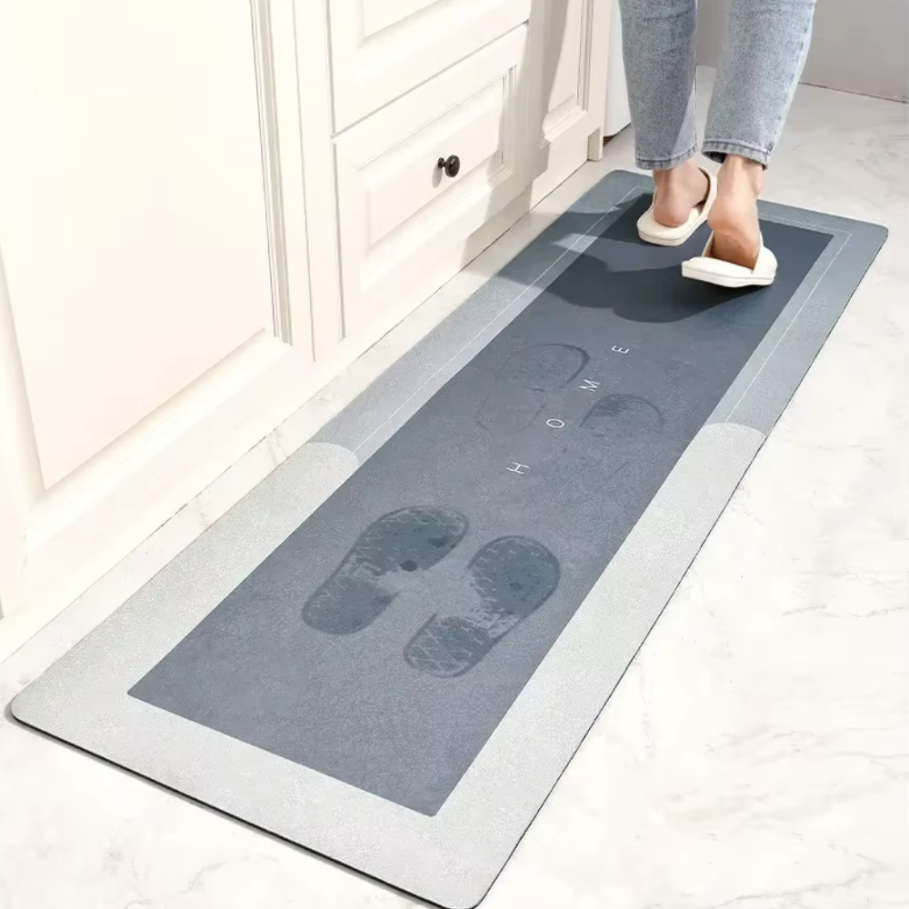 Tapete de Cocina Absorbente – Antideslizante, Impermeable y Fácil de Lavar