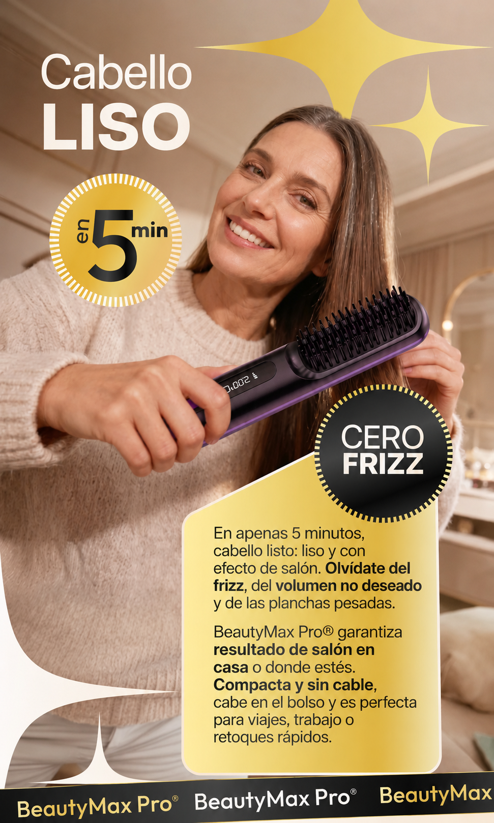 Cero frizz en 5 minutos